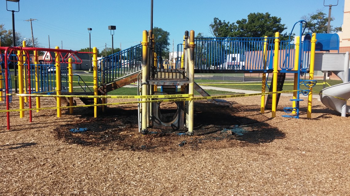 Police Hunting For Suspect Who Torched School Playground | 10tv.com