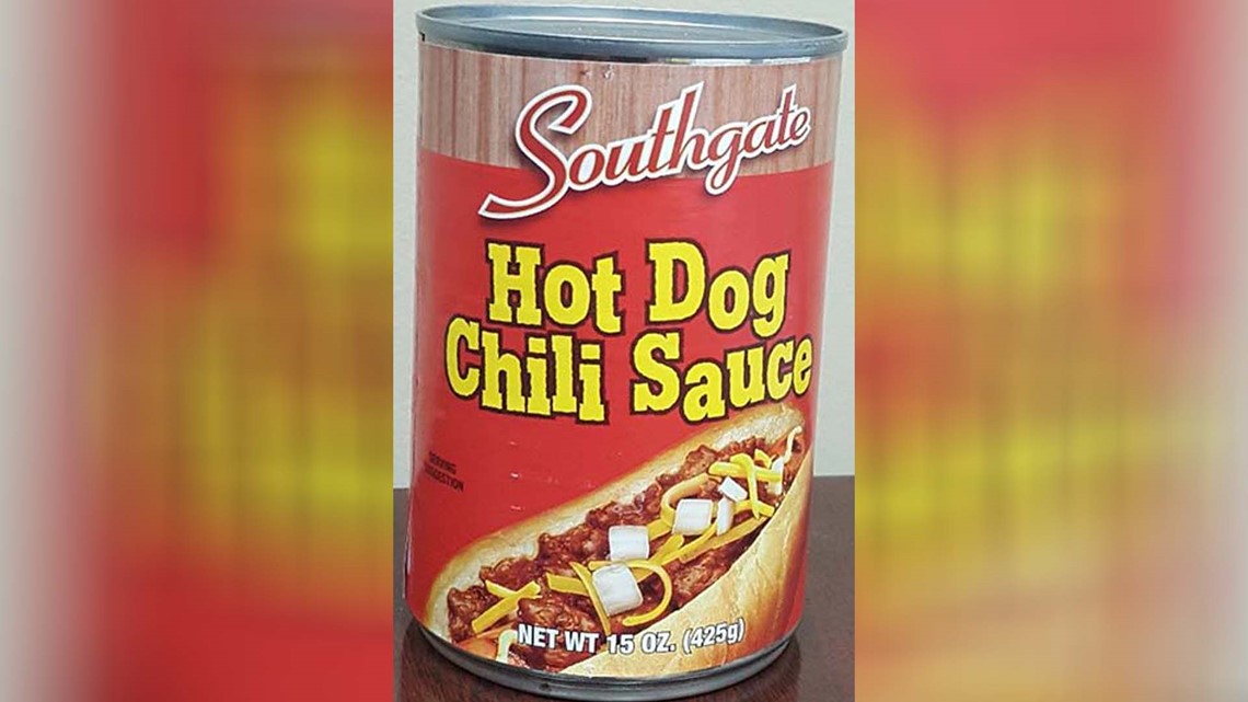 Southgate Hot Dog Chili Sauce recalled due to mislabeling