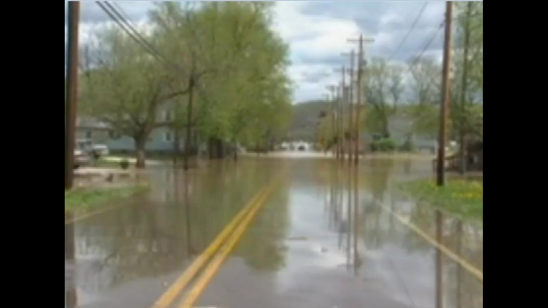 Flooding In Chauncey Turns Roads Into Waterways