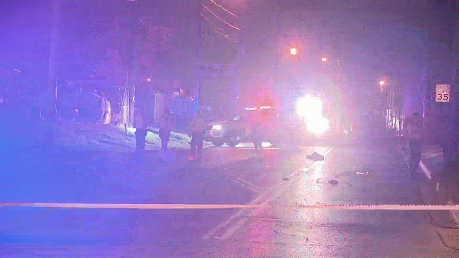 Columbus police said the crash happened around 9:15 p.m. Monday near Harmon Avenue and Greenlawn Avenue.