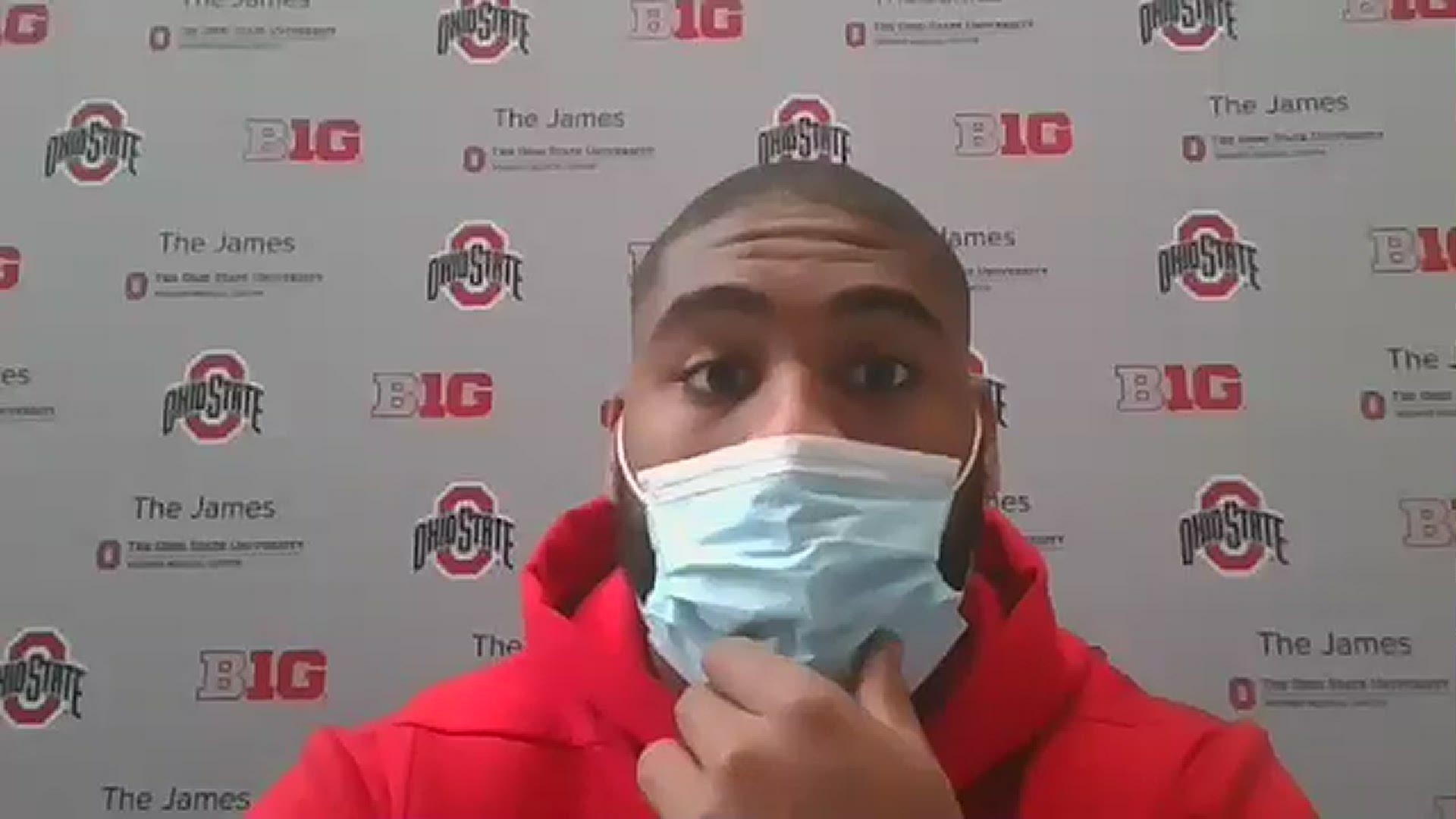 Defensive end Jonathon Cooper discusses the Buckeyes upcoming game against the Fighting Illini.