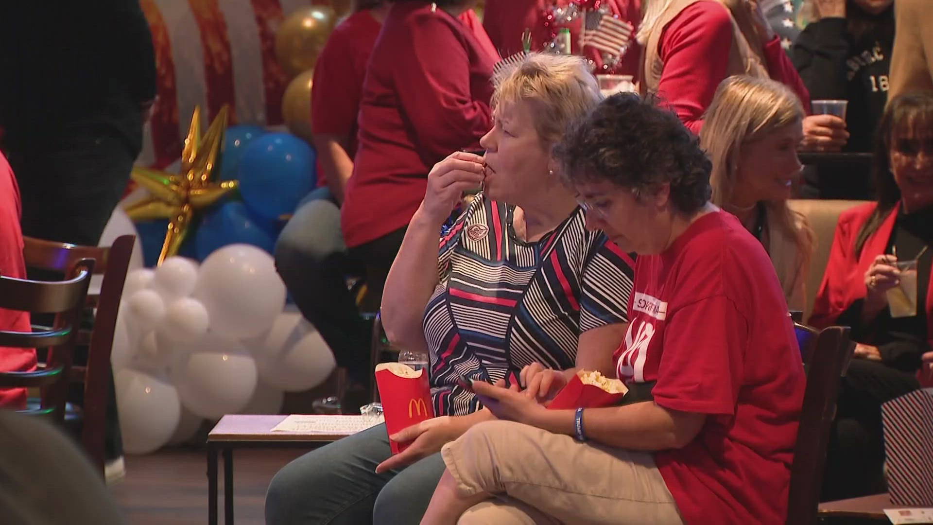 Some people of Middletown, Ohio were celebrating JD Vance's win.