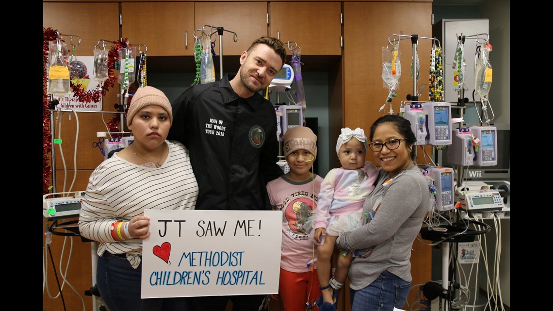 Justin Timberlake visits patients at Texas children's hospital | 10tv.com