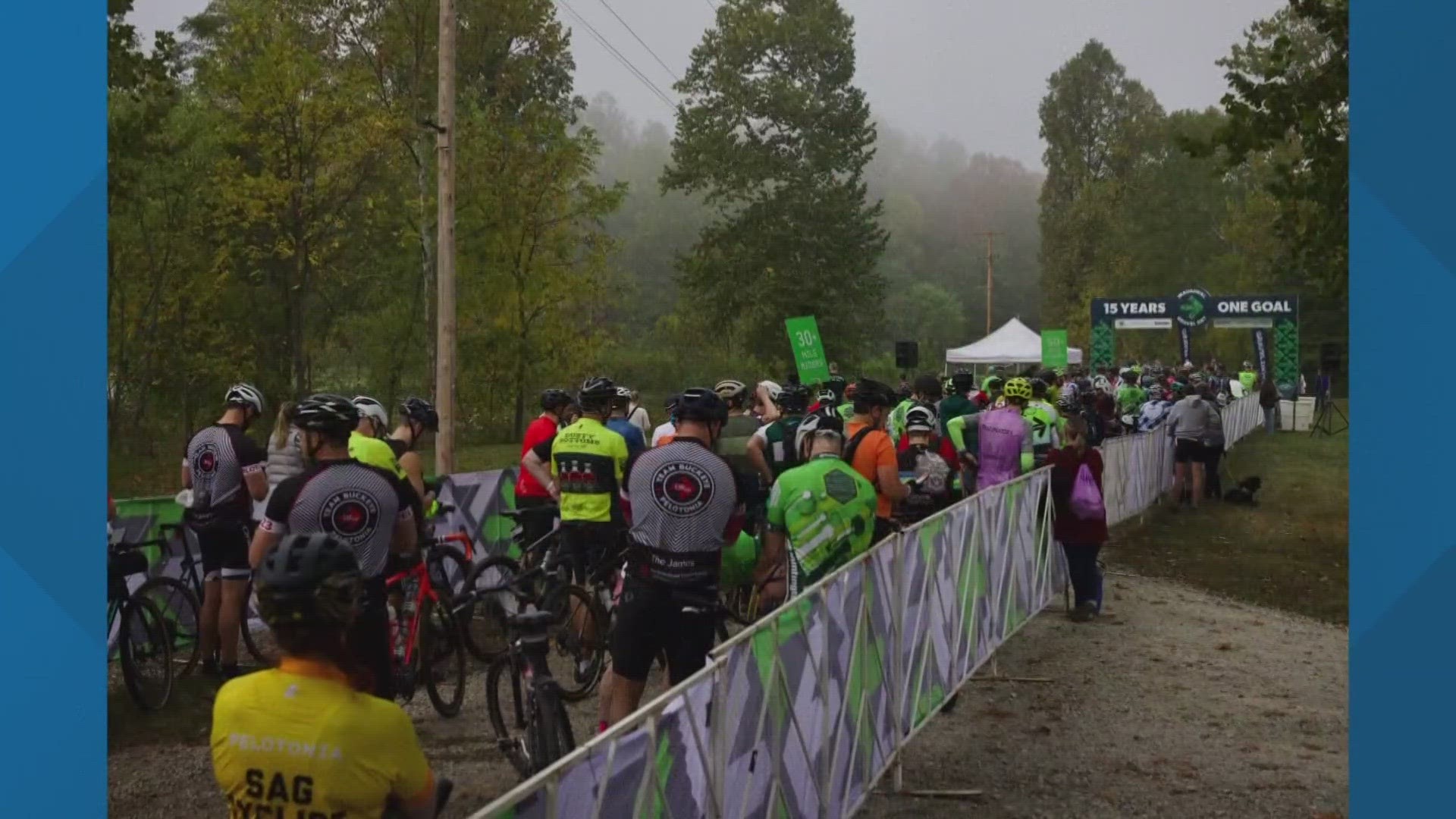 Gravel Day introduced a more adventurous style of cycling to Pelotonia's portfolio of events as riders soared through miles of unpaved roads in Nelsonville.