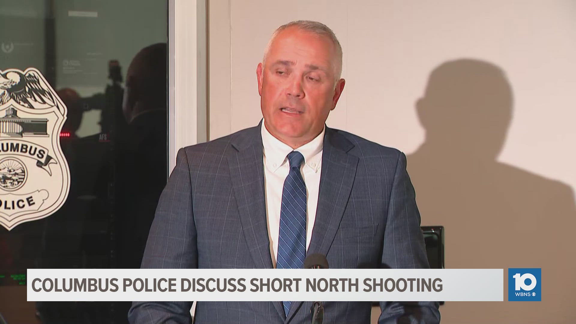 Authorities held a press briefing on a shooting in the Short North Arts District that happened over the weekend and left 10 people injured.