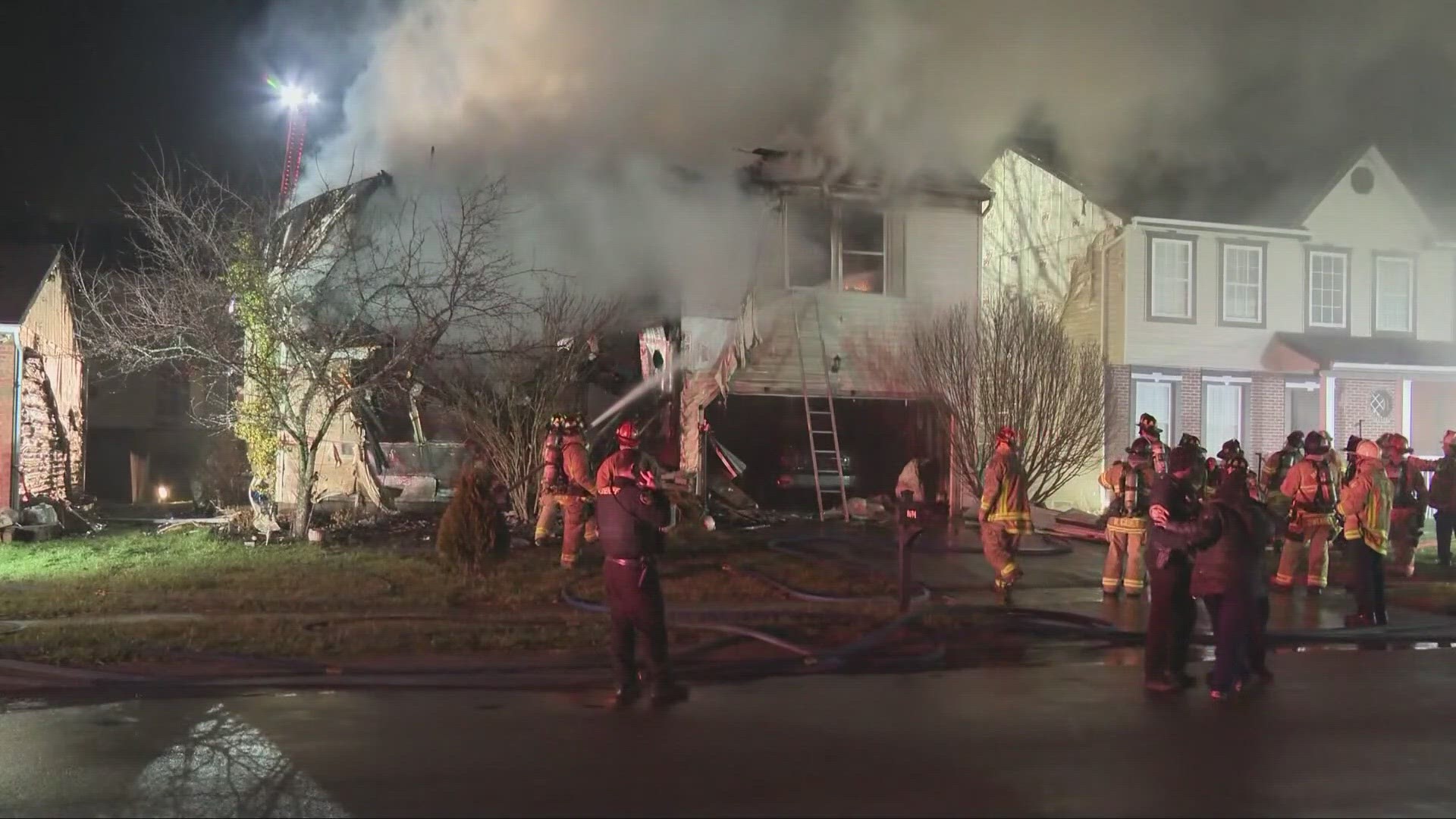 The bodies of a grandmother and her young grandson were found as crews were searching through rubble of a burned home in Blacklick on Tuesday.