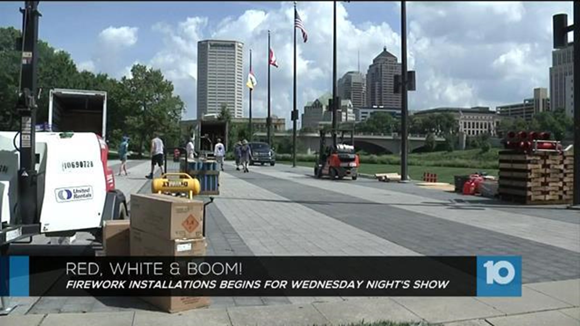 Red, White & Boom preparations