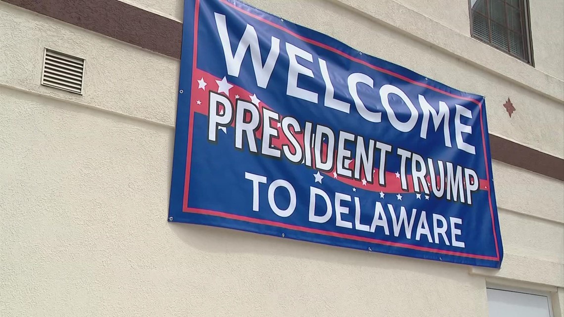 Supporters travel across country for Trump rally in Delaware County