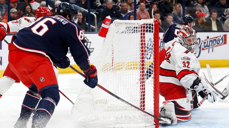 Marchenko hat trick lifts Blue Jackets over Hurricanes 4-3