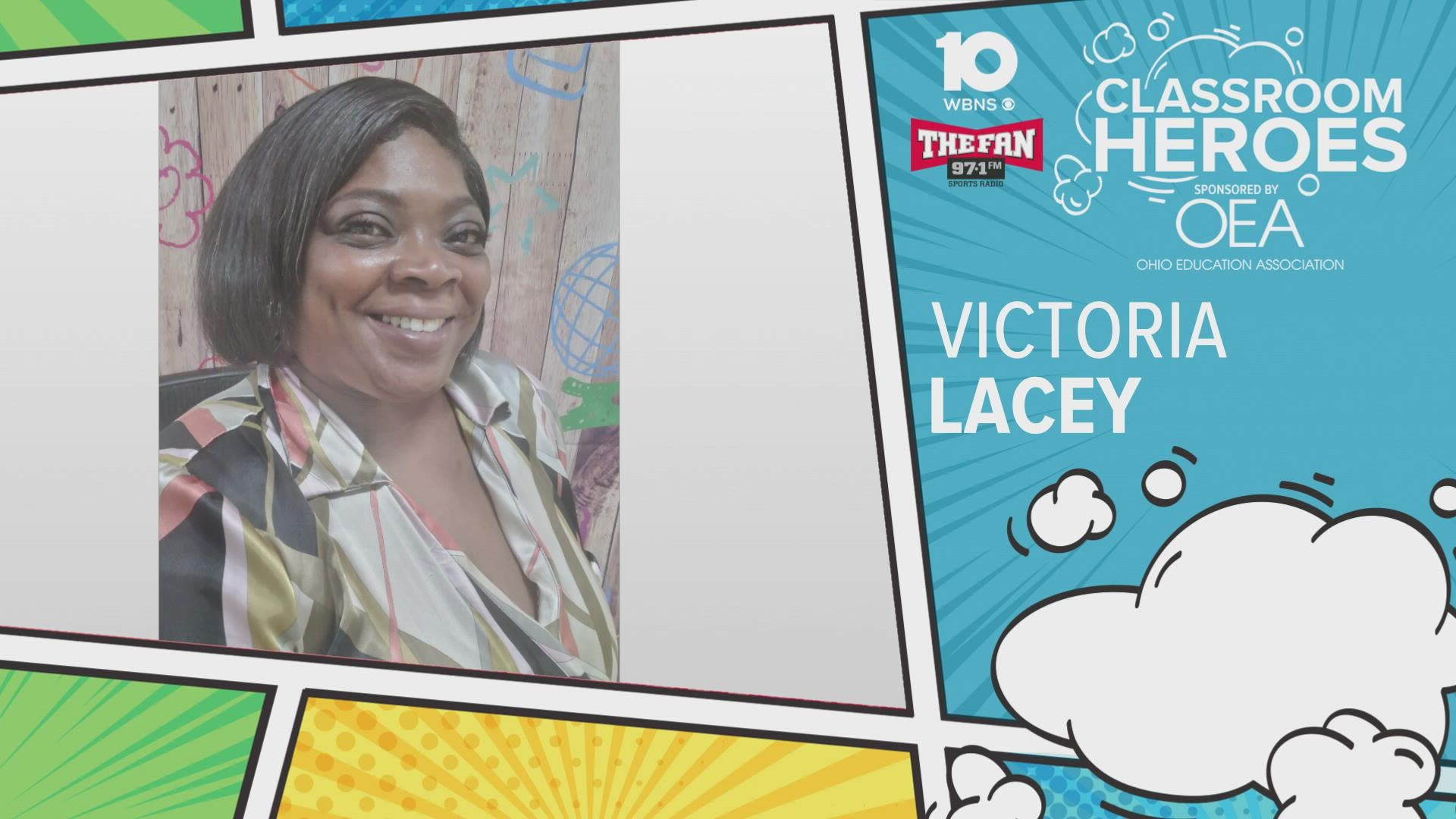 It's time to honor a Classroom Hero. This week, we are featuring Victory Lacey from the Linden Park Early Education Center.