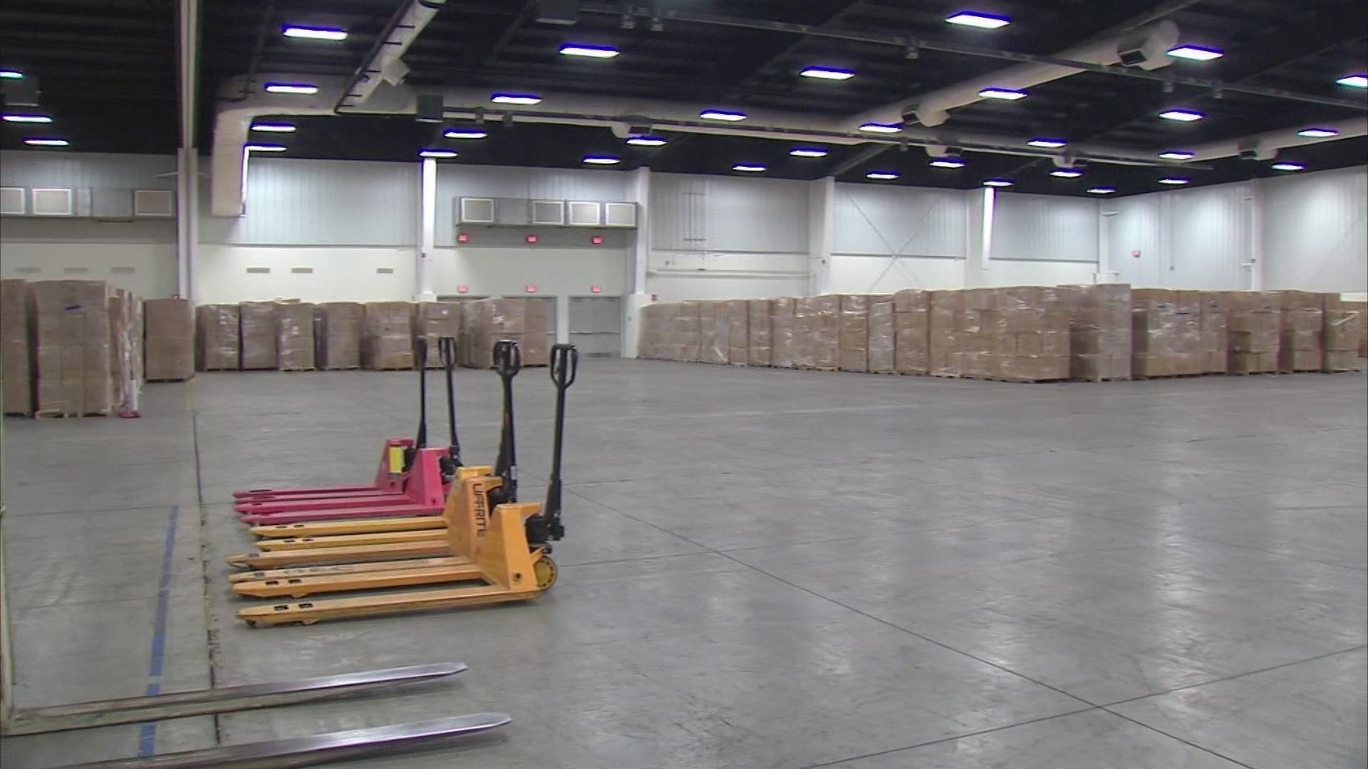 Thousands of boxes of PPE will be shipped to facilities across the state.
