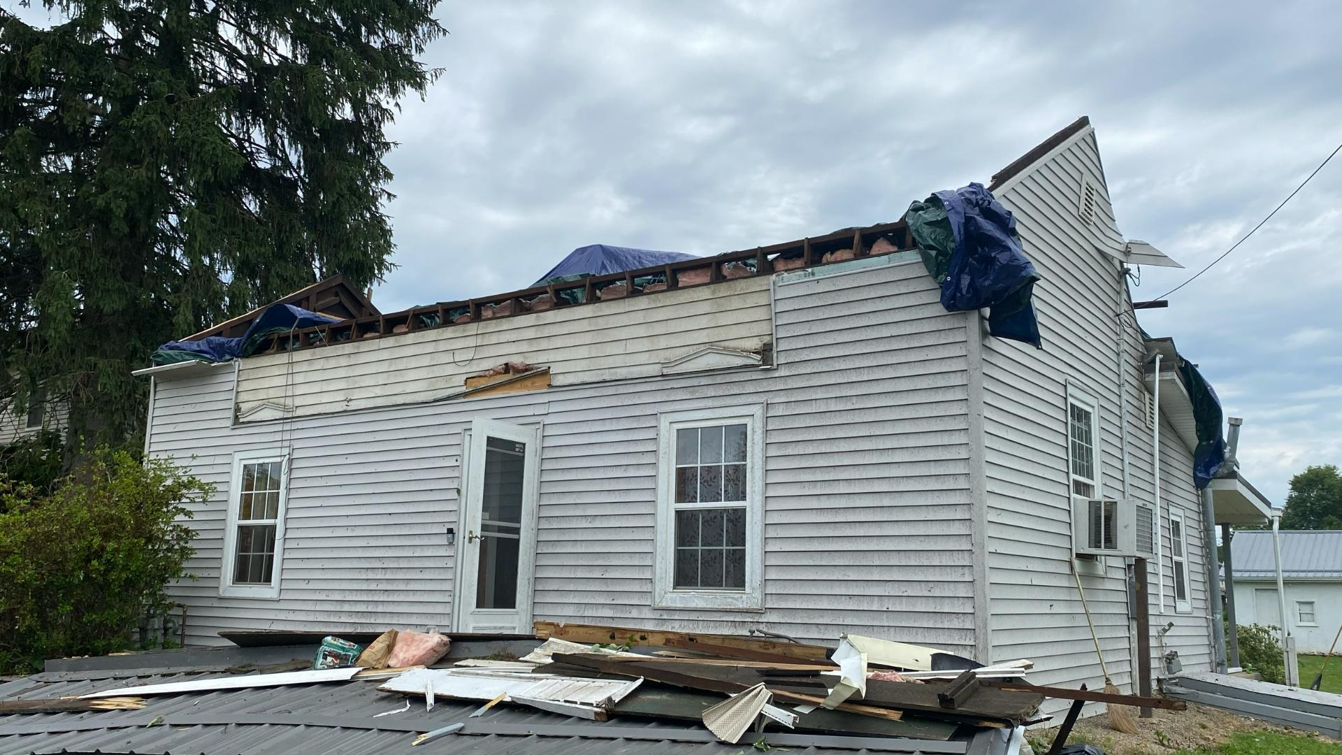 The storms caused significant damage to parts of central Ohio.