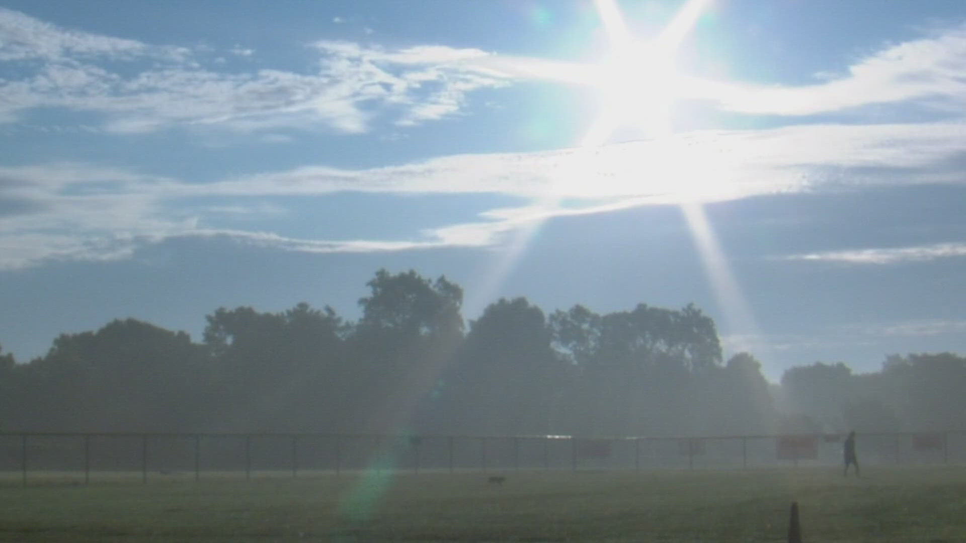 Doctors say they see cases of overheating and dehydration when people are in the sun and heat for too long.