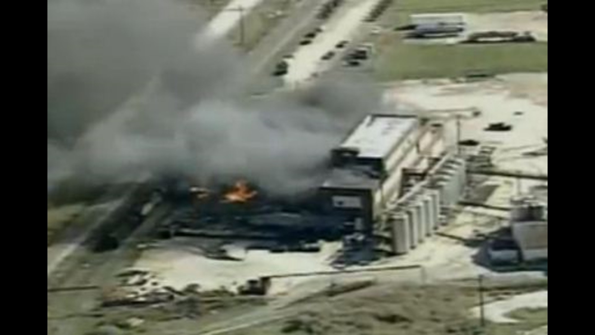 Black Smoke Billows From NE Ohio Industrial Fire