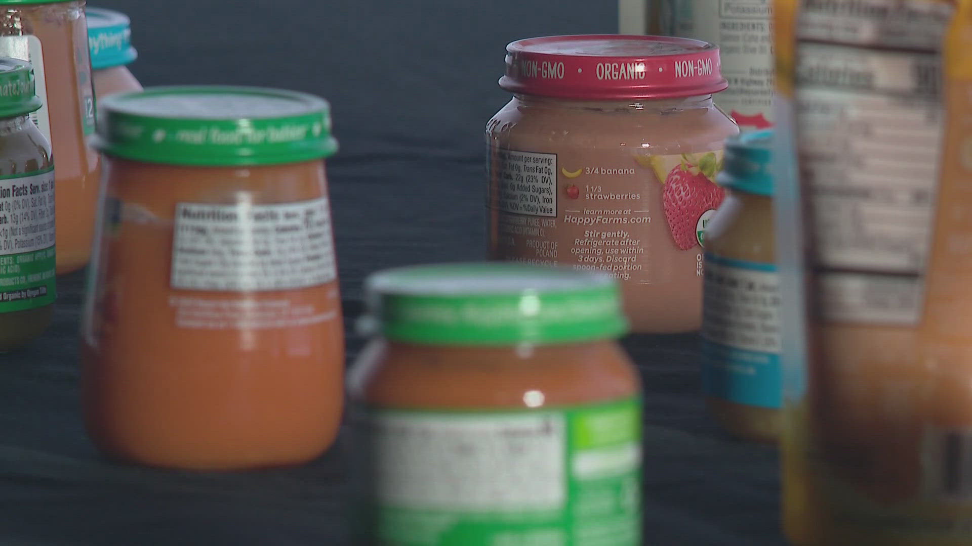 Multiple studies have found that 95% of baby food sold in stores has trace levels of heavy metals.