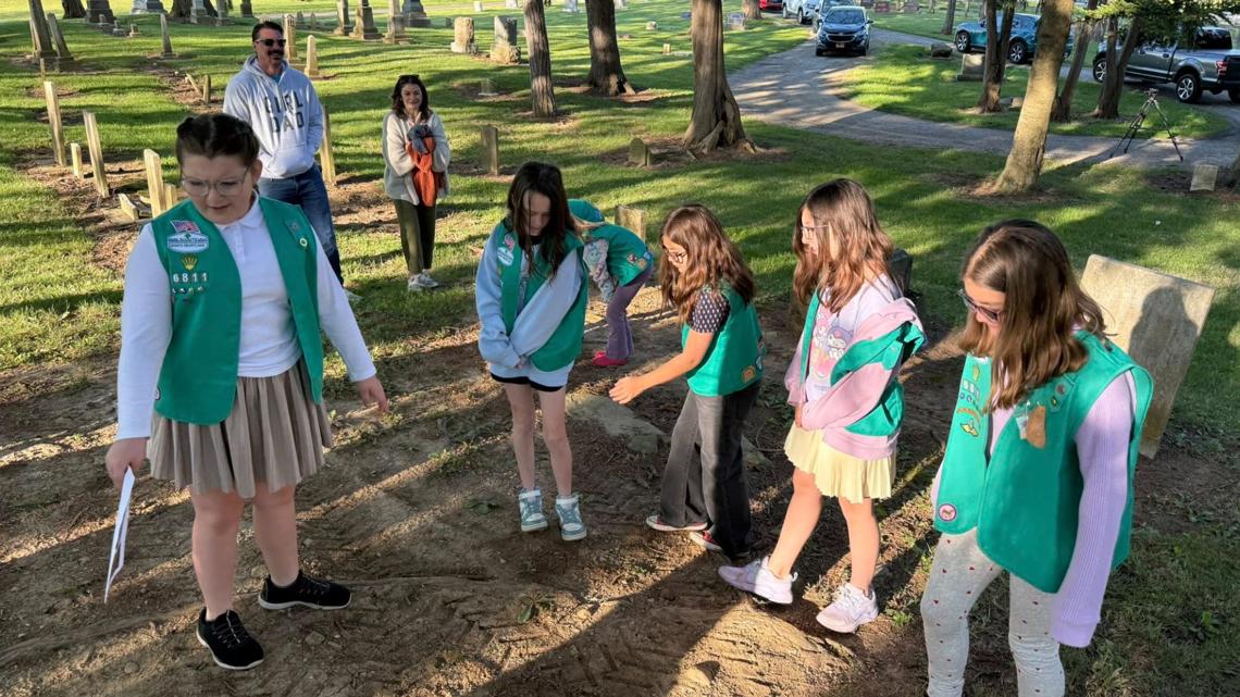 While some memorials remain easy to identify, others have deteriorated. Now, a Girl Scouts of Ohio’s Heartland troo...