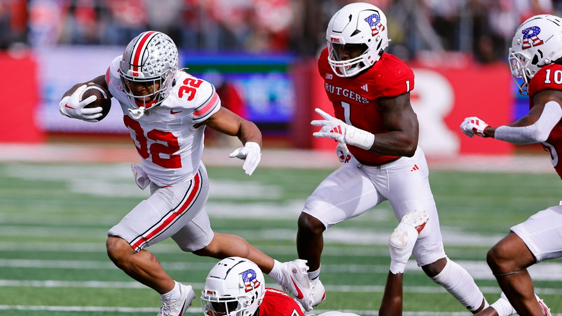 Sparked by Hancock's 93-yard pick 6, No. 3 Ohio State rallies from halftime  deficit to beat Rutgers – NewsNation