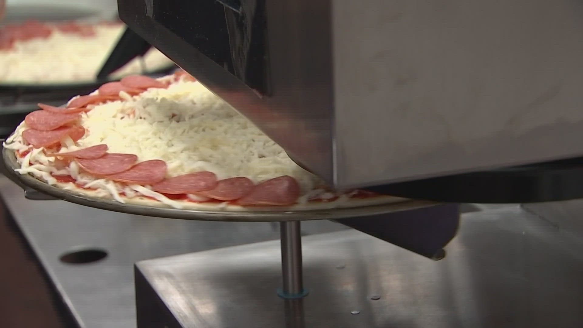 Wake Up CBUS got a first look at the future of pizza making: automated machines that can churn out pies in mere seconds.