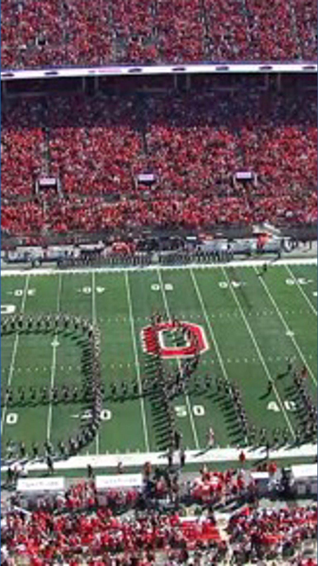 Weather Channel Script Ohio State Marching Band performs 'Script Ohio' ahead of Illinois game ...