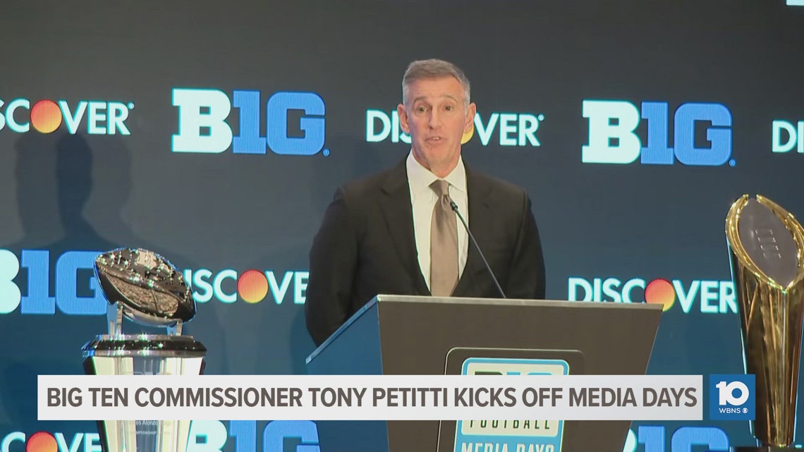 Big Ten Commissioner Tony Petitti kicks off Big Ten Football Media Days