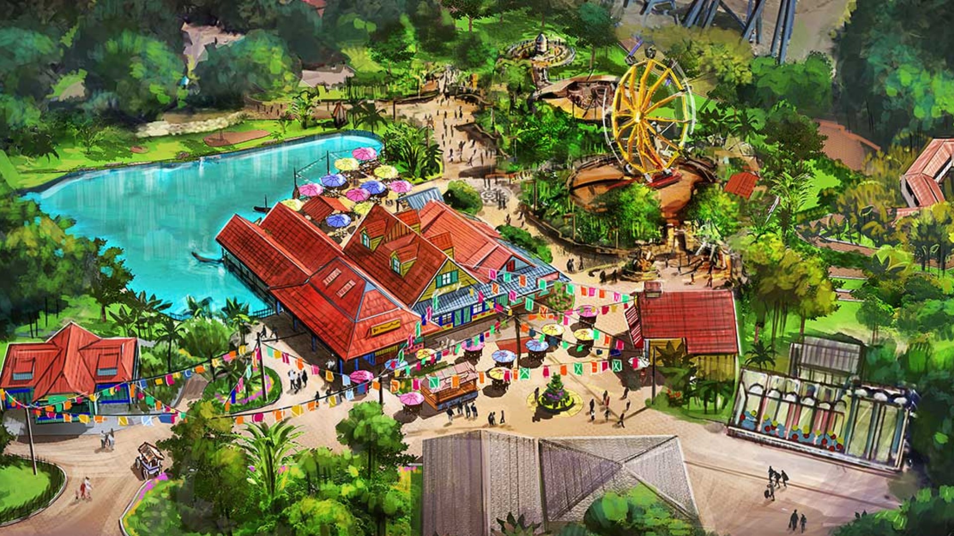The 364-acre amusement park and water park near Cincinnati will be adding two new rides, "Cargo Loco" and "Sol Spin," and two restaurants.