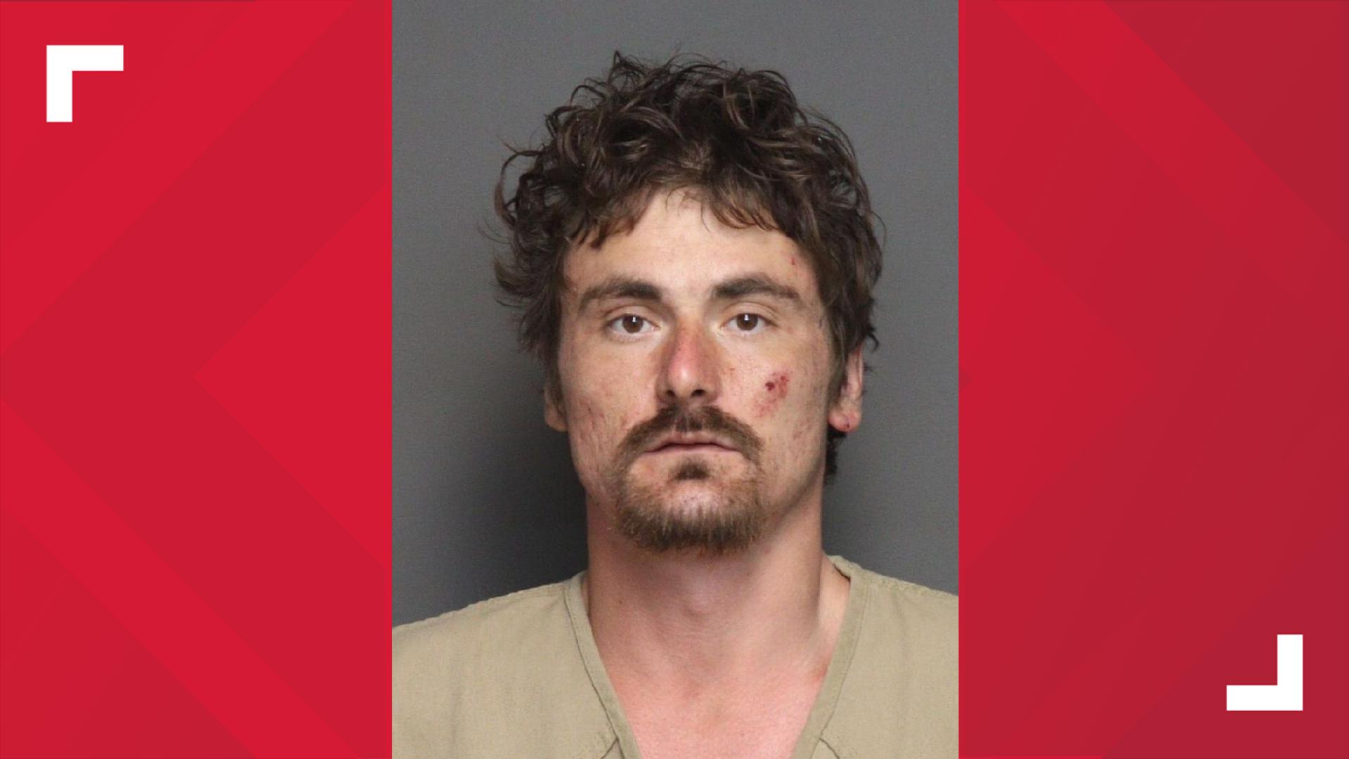 The suspect, who police identified as Matthew Pancake, was found sleeping near the Big Lots on Roberts Road. Officers found four hamsters in his pants.