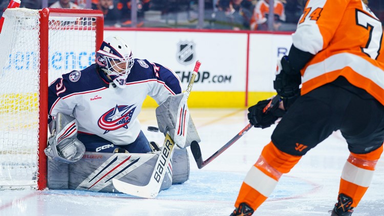 Flyers snap 7-game skid with 4-3 OT win over Blue Jackets