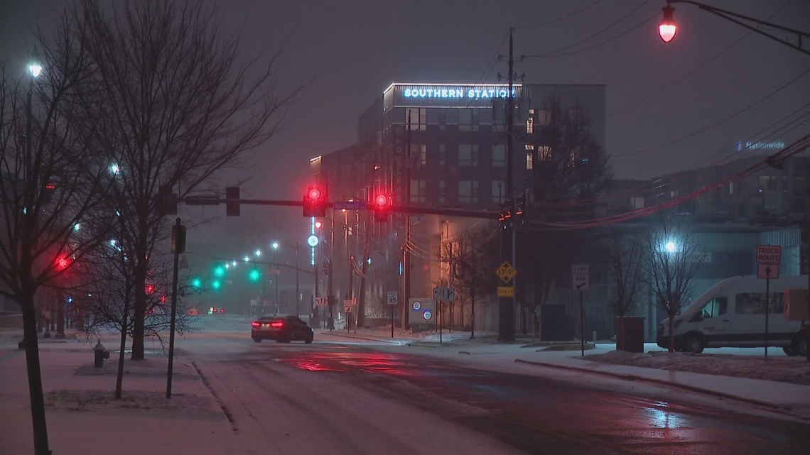 Snow impacts central Ohio early Monday morning | 10tv.com