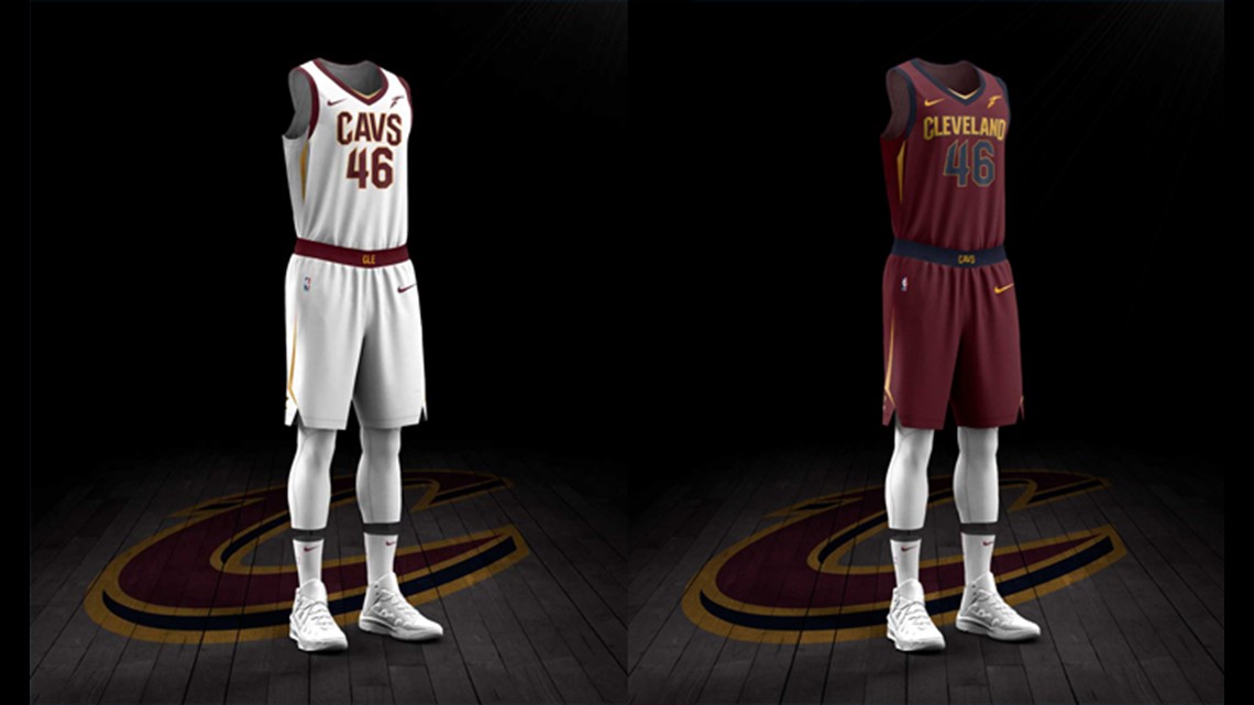 Cavs unveil new Nike uniforms