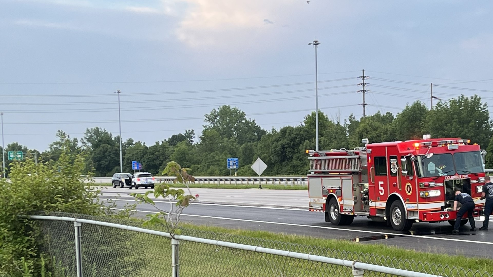 Police said all northbound lanes of I-270 between East Broad Street and North Hamilton Avenue were closed for several hours following the crash.