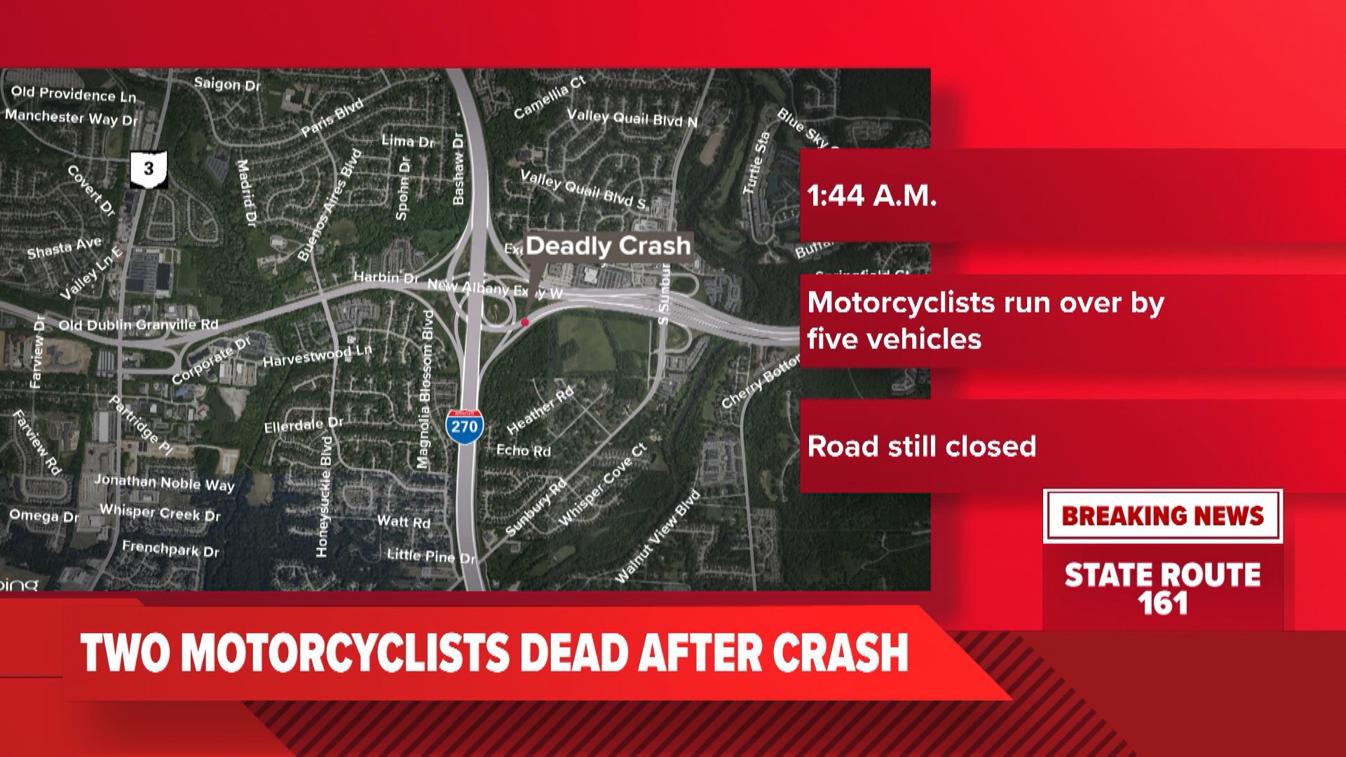 2 motorcyclists die in Columbus crash on Route 161 | 10tv.com
