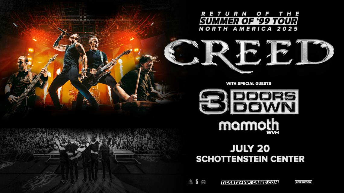 Creed to perform in Columbus next year | 10tv.com