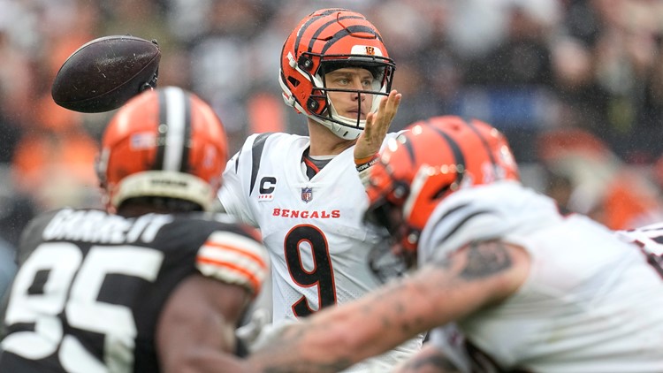 Bengals pull Joe Burrow early after ugly performance vs. Browns