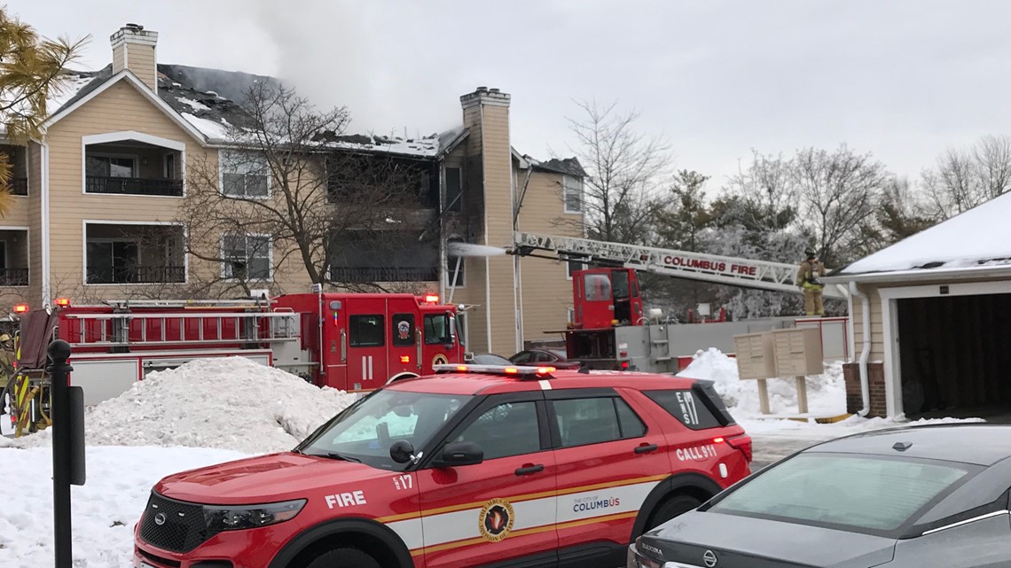 Fire at Saw Mill Village apartments; 1 injured