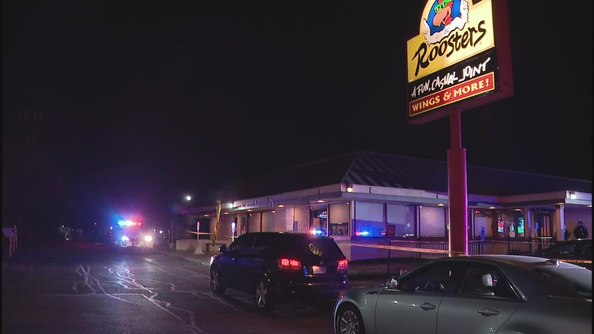 Police said 18-year-old Marshawn Davis was standing inside the restaurant waiting for a table when he was shot.