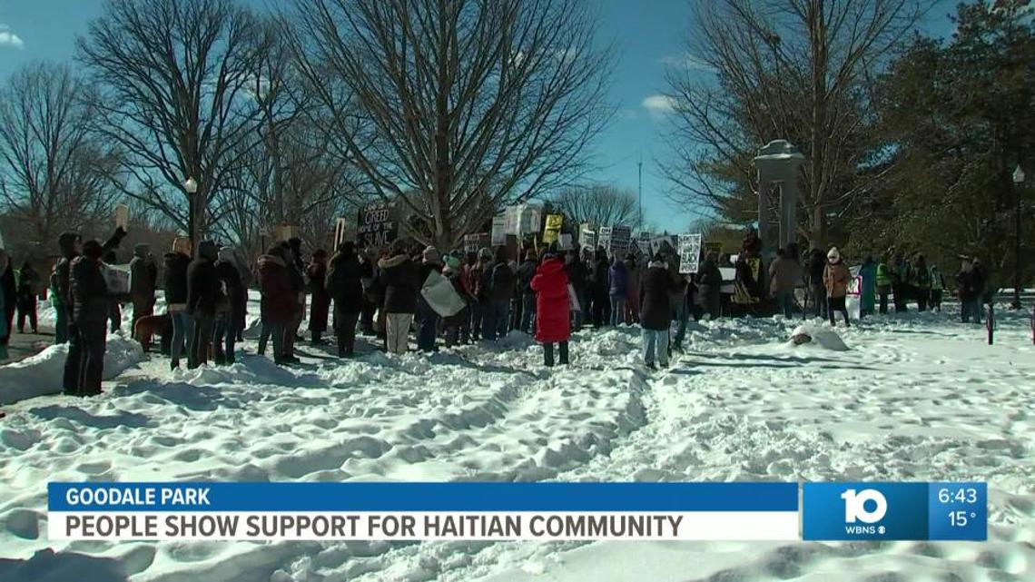 Demonstrators rally for Haitian immigrants as TPS remains up in the air