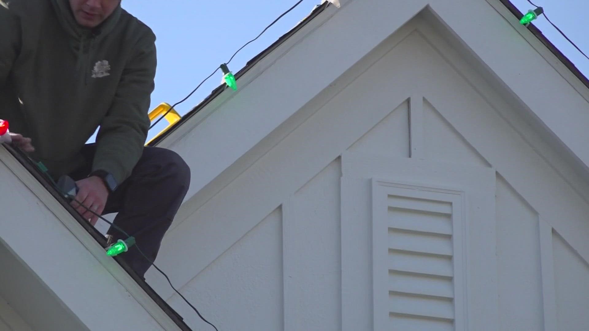 According to a survey, Dec. 1 is one of the most popular days to put up your Christmas lights.