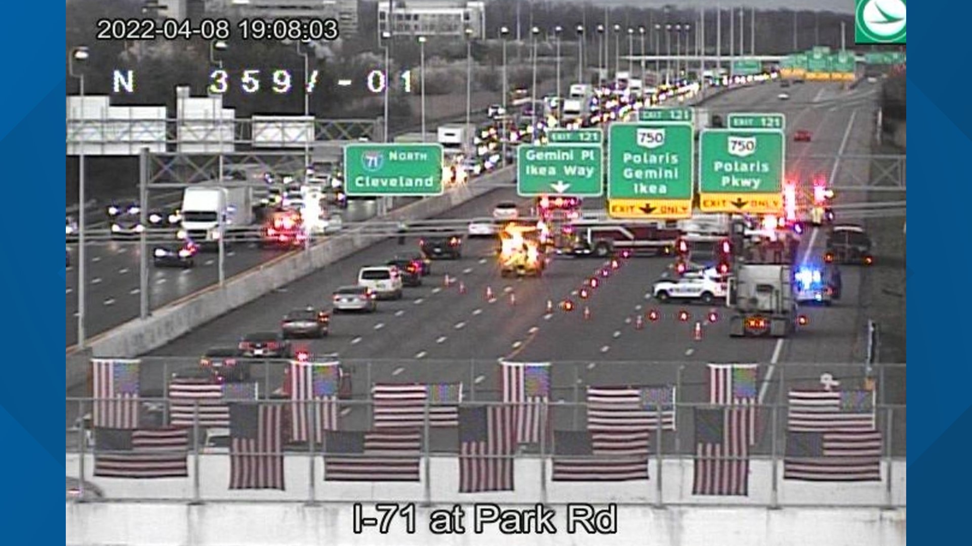 I-71 North near Polaris Parkway and I-270 closed due to 2 crashes ...