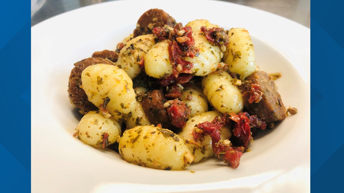 Brittany's Bites: Sausage Pesto Gnocchi
