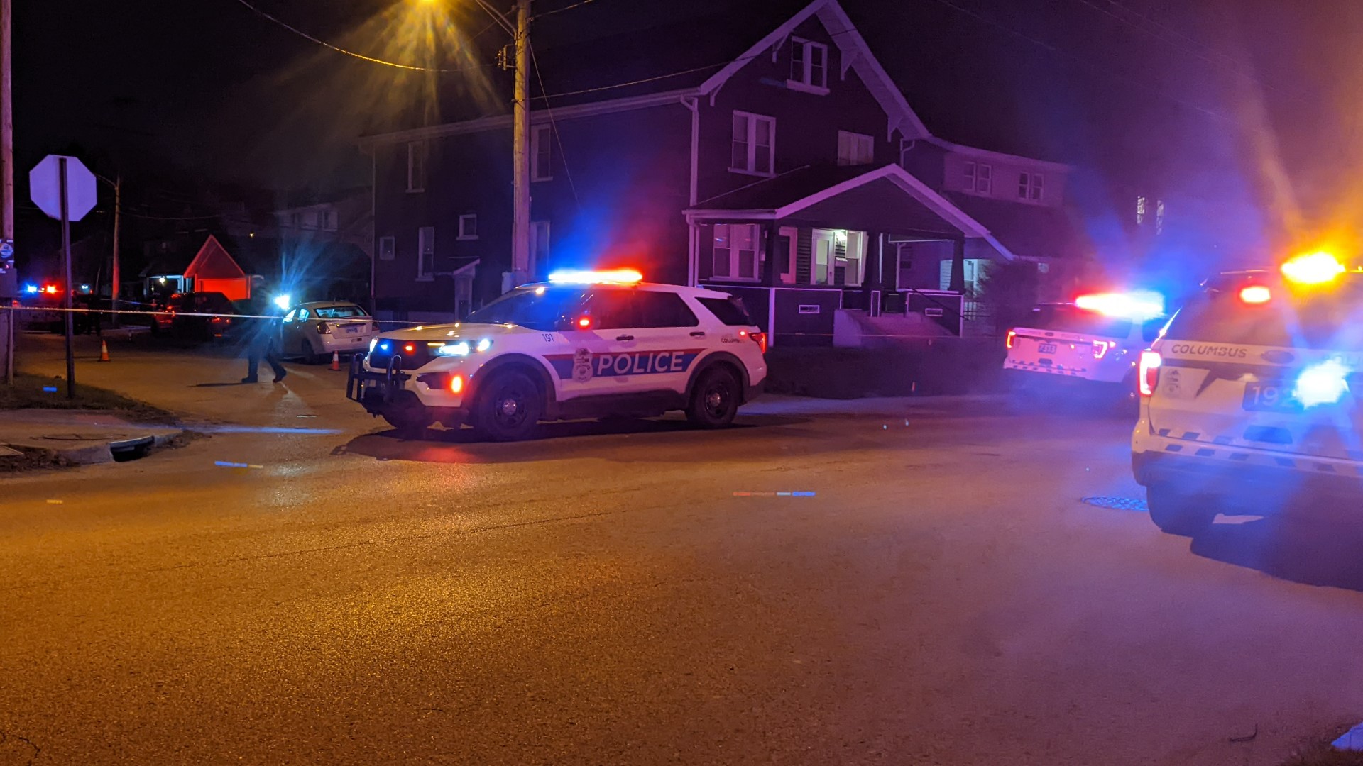 The Columbus Division of Police said the shooting happened in the 200 block of North Hague Avenue around 9 p.m.