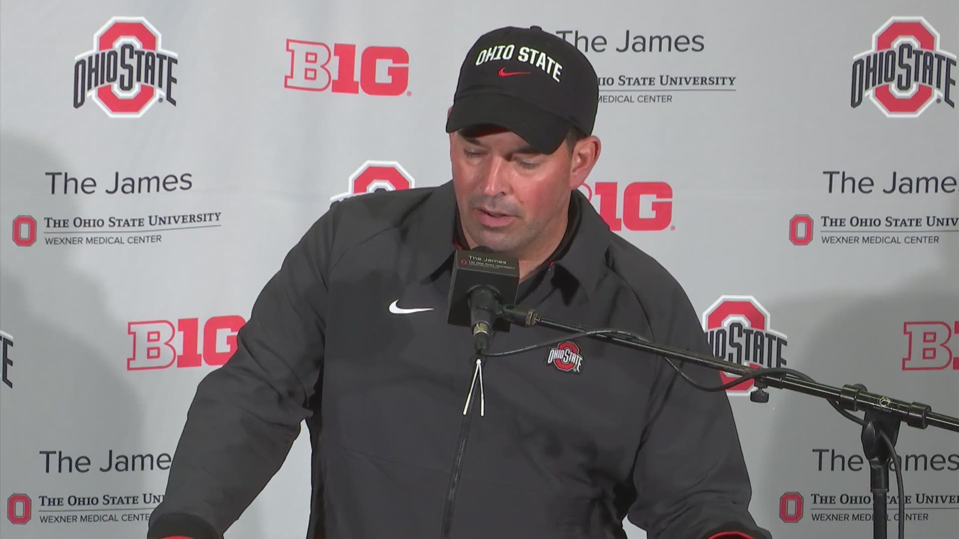 Head coach Ryan Day discusses Ohio State's win over Rutgers.