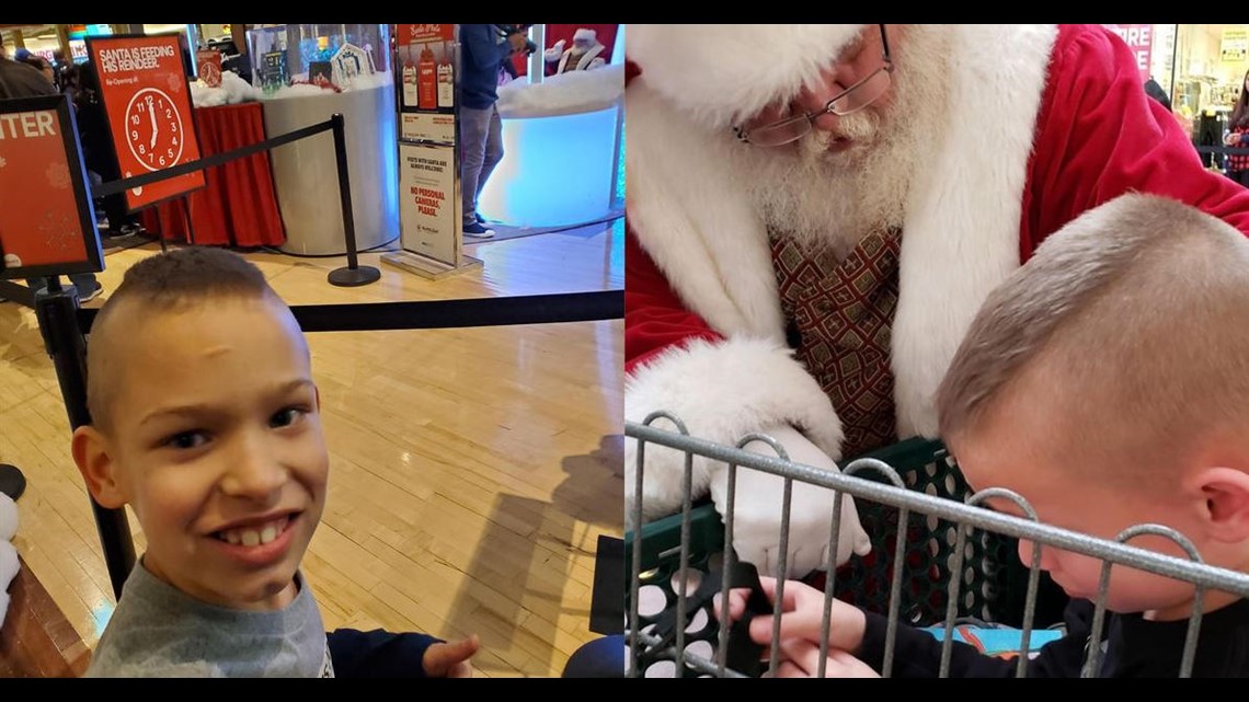 Santa Claus calms boy with autism who'd been too nervous to meet him ...