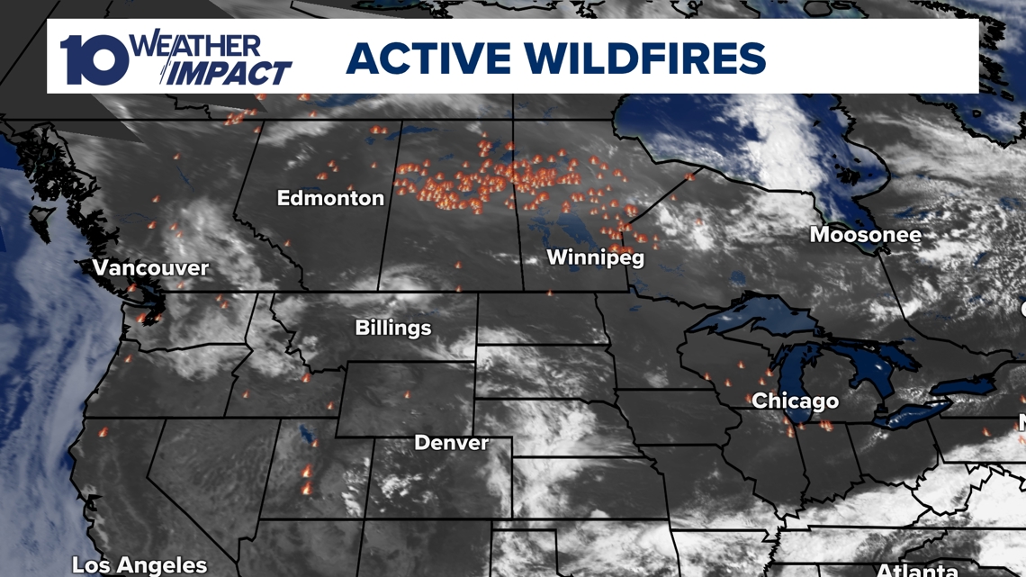 Wildfire smoke brings hazy skies to the Midwest | 10tv.com