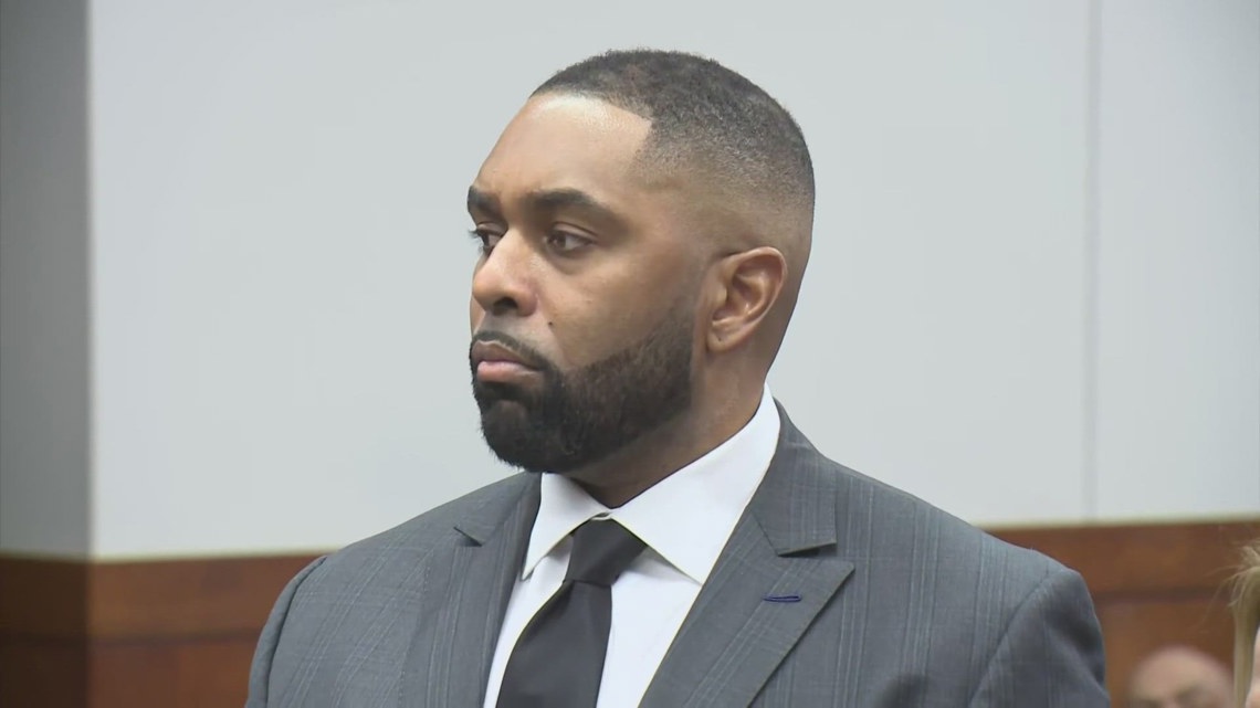 Former Michigan football coach Sherrone Moore appears in court