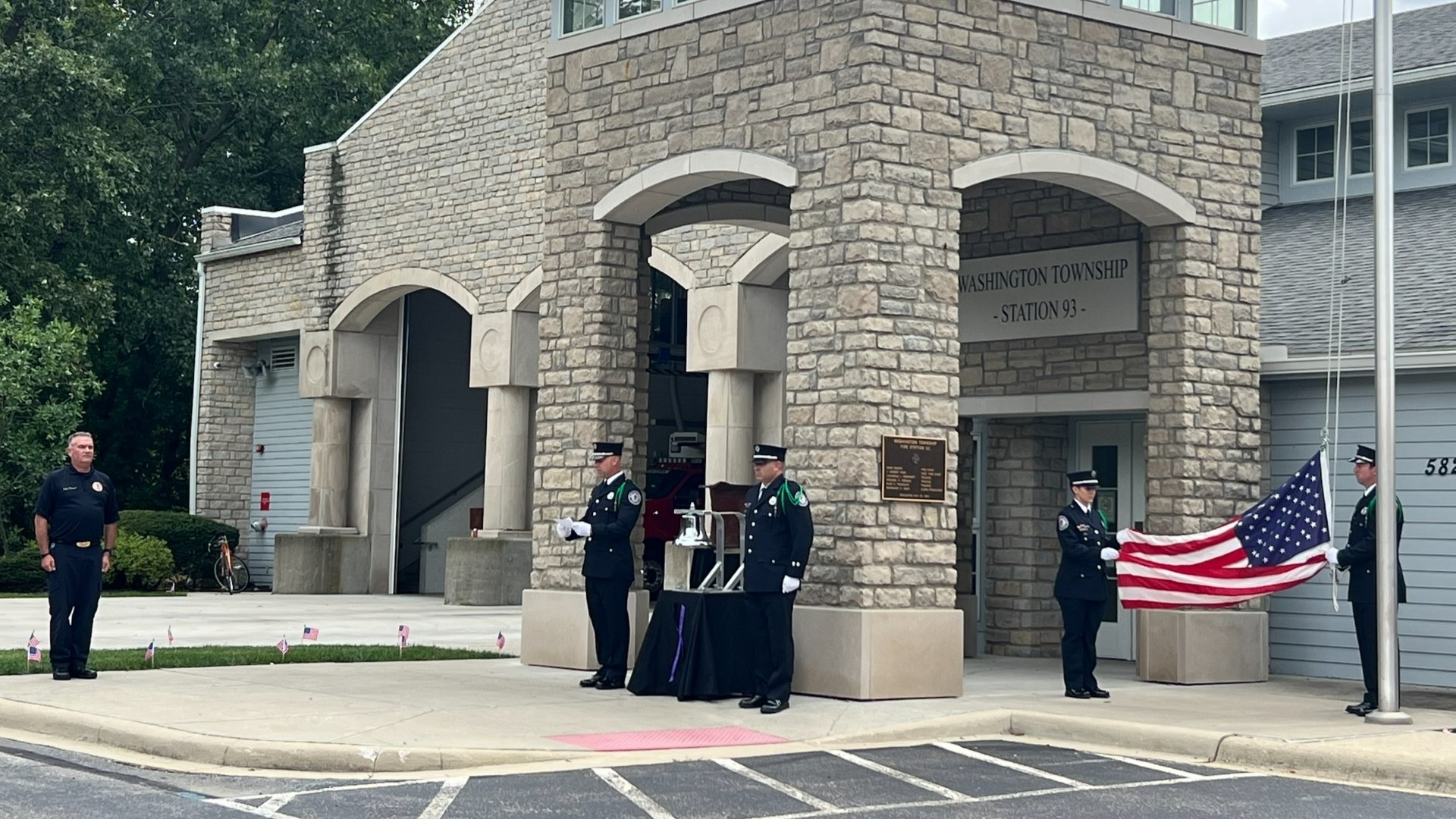 Communities held memorials Sunday to remember those who paid died in the Sept. 11 attacks 21 years ago.