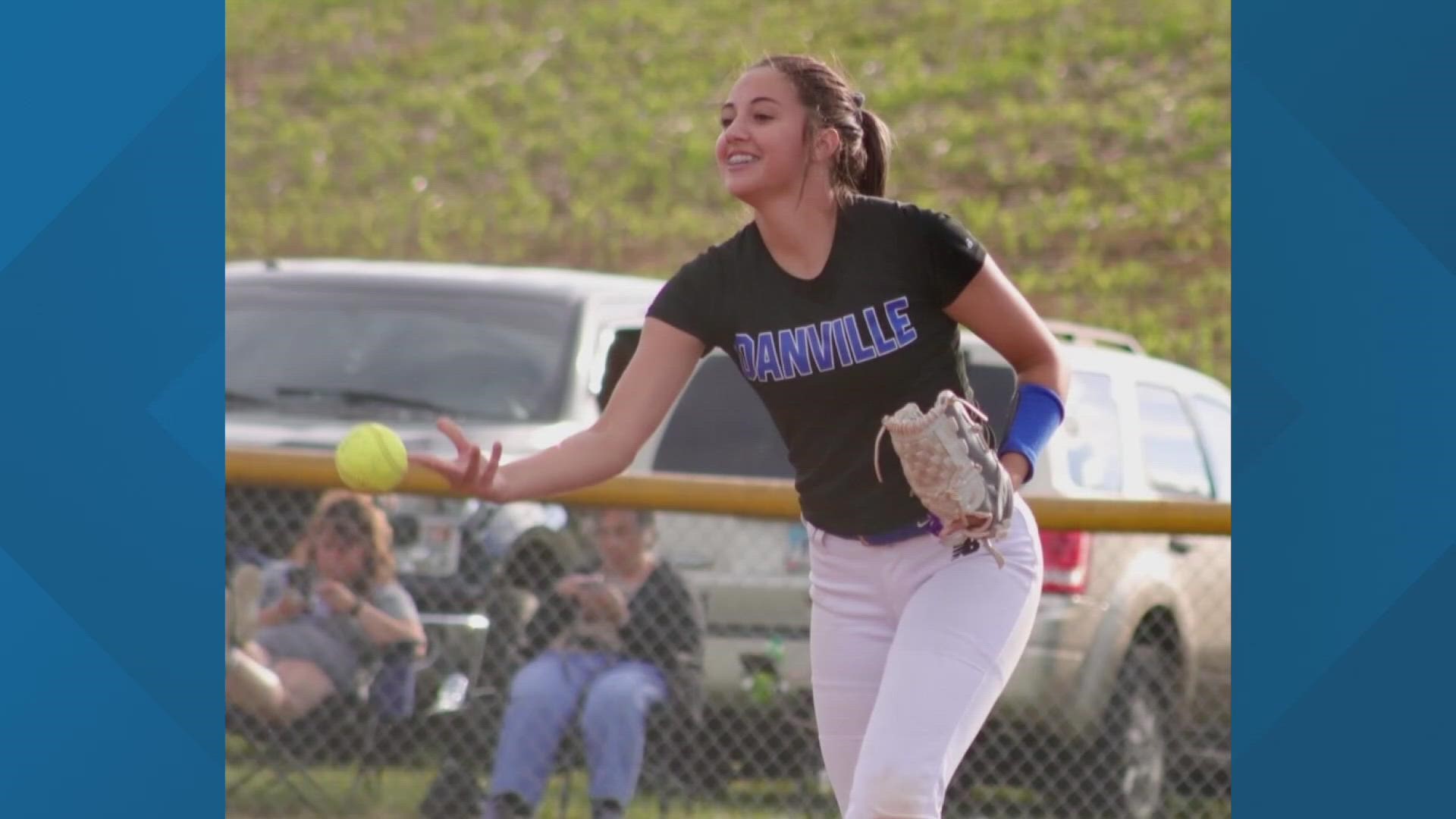 Cordelia Richert plays softball at Danville High School and is the vice president of the National Honor Society.