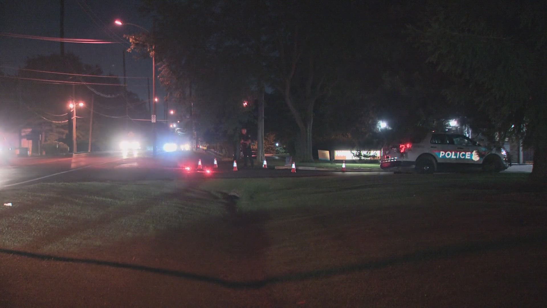 According to the Columbus Division of Police, a vehicle hit a pedestrian around 10:15 p.m. in the 2300 block of Eakin Road and then fled the scene.