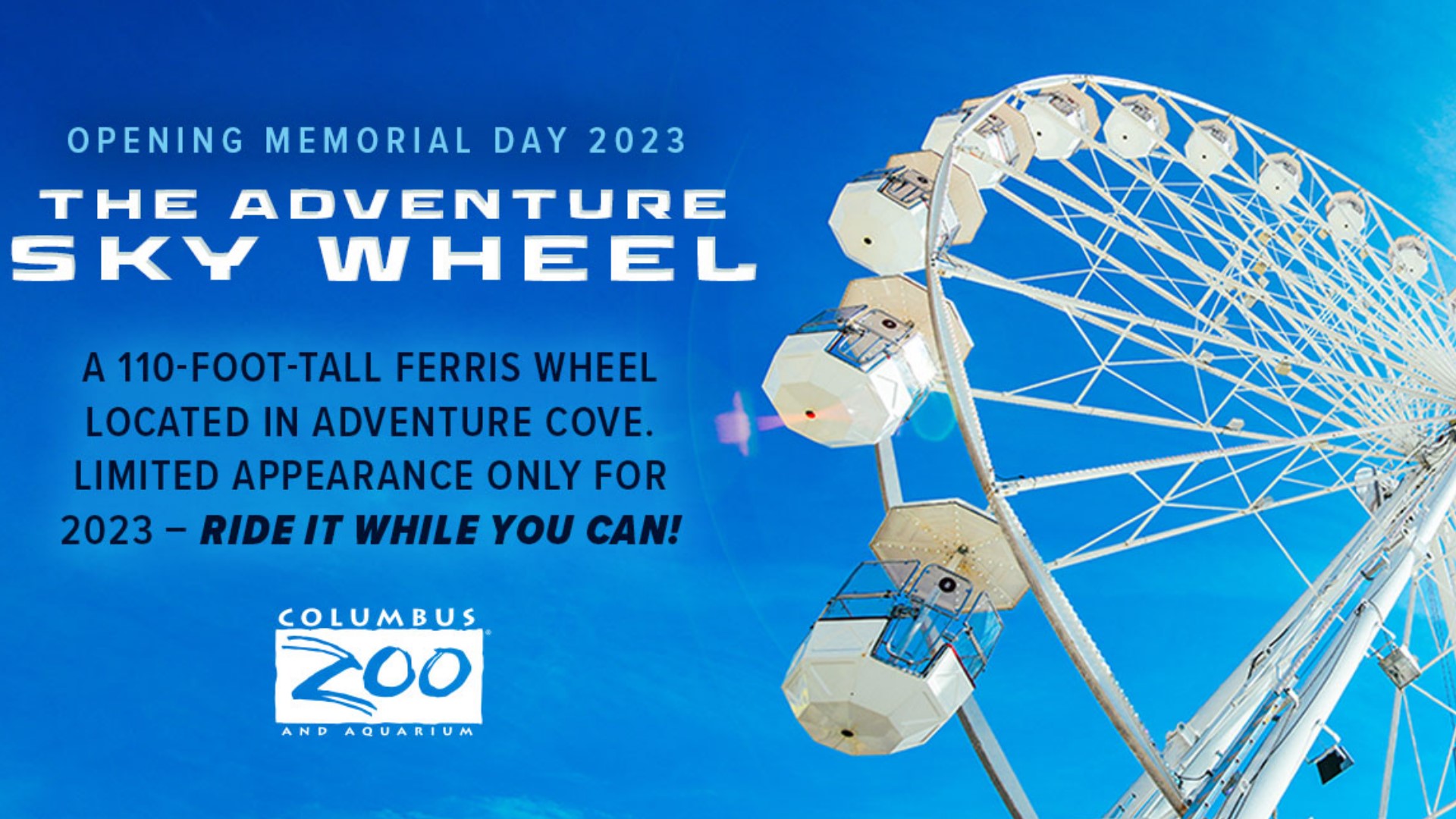 Columbus Zoo announces new Ferris wheel to open this May