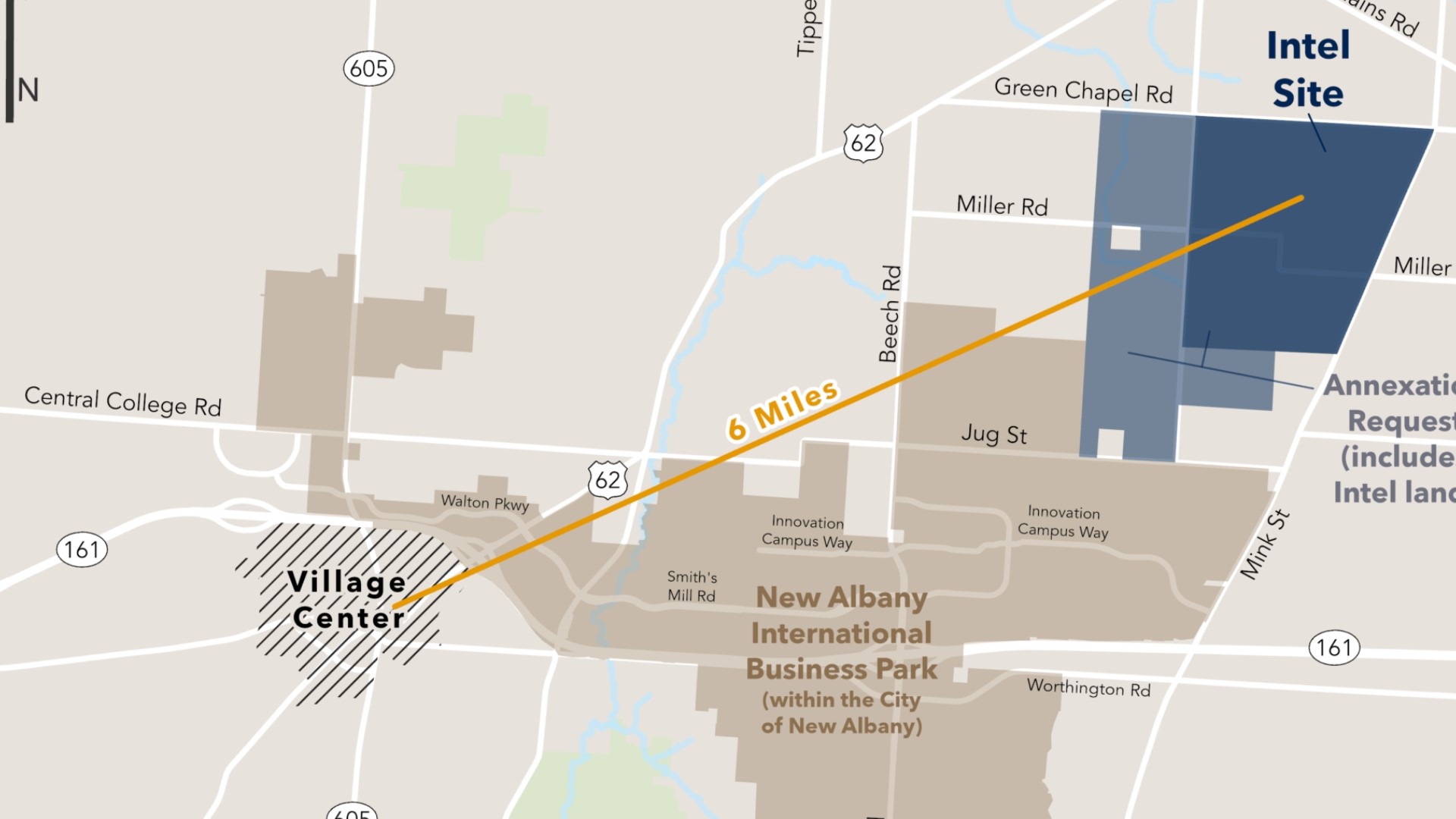 Improvements begin ahead of Intel's new factory in Licking County