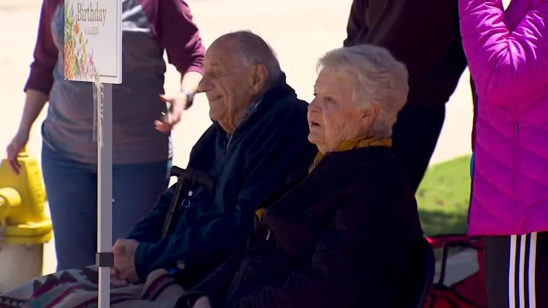 'He felt like a celebrity': Community shows up big to help Navy veteran celebrate 100th birthday